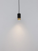 Lampa wisząca Luces Exclusivas CAYES czarny/złoty LE42622