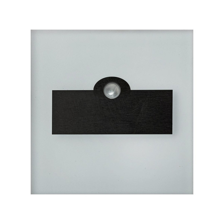 Eko-Light Oprawa schodowa LUMI BLACK Barwa Ciepła 3000K 12V z czujnikiem ruchu EKS6896 CZARNY / BIAŁY