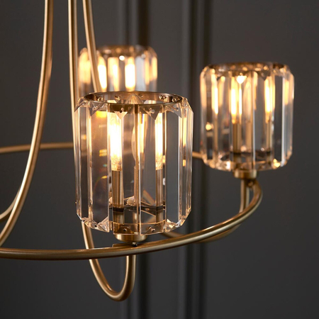 Lampa wisząca Endon Lighting Berenice 107802 mosiądz