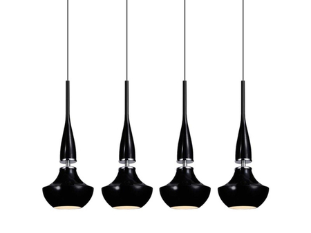 Lampa wisząca TASOS 4 BLACK Azzardo AZ0885 black