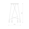 Lampa wisząca Nowodvorski 9192 Imbria Black IV
