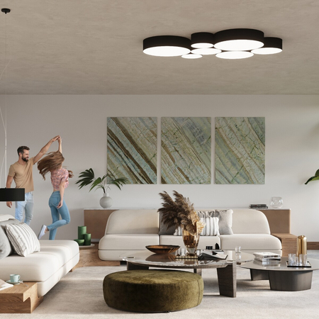 Sollux Lighting Plafon ARENA 25 szary SL.0128