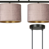 Lampa wisząca HILDE 4 BL ROSE Emibig 1053/4 różowy