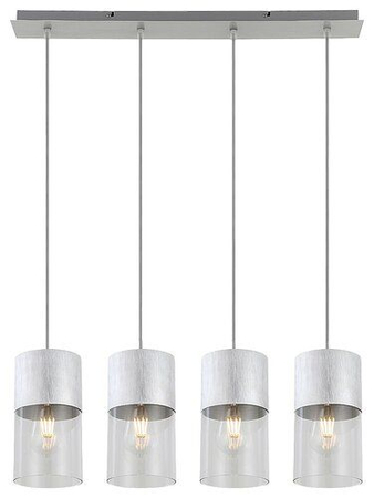 Lampa wisząca Rabalux Zelkova 3156 szczotkowane aluminium