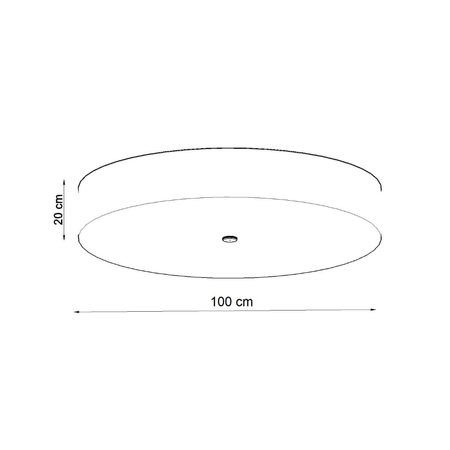 Sollux Lighting Plafon SKALA 100 biały SL.0817