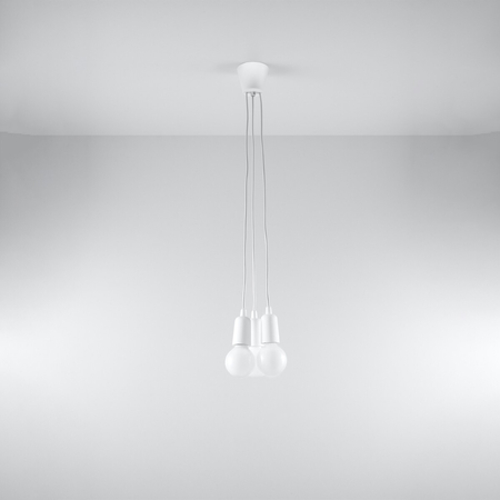 Sollux Lighting Lampa wisząca DIEGO 3 biała SL.0570