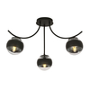Lampa sufitowa BOSTON 3 BLACK/STRIPE Emibig 1111/3 czarny