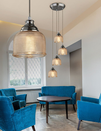Lampa wisząca MORA 1 Azzardo AZ2109 przezroczysty