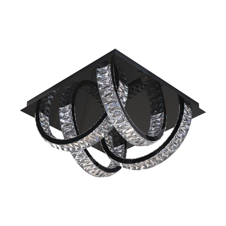 Lampa sufitowa Zuma Line MX3274-4-3BCT TULA LAMPA SUFITOWA CZARNA/BLACK