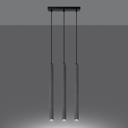 Sollux Lighting Lampa wisząca PASTELO 3L drewno SL.1267