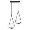 Lampa wisząca NEVE BLACK Kaja K-4771 czarny