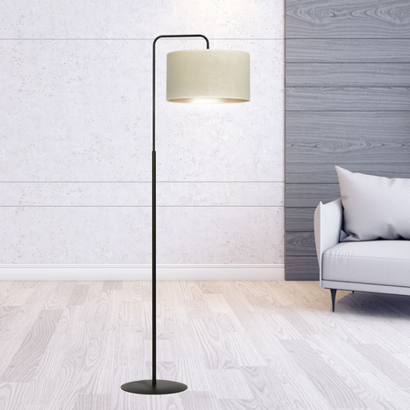 Lampa podłogowa HILDE LP1 BL WHITE Emibig 1052/LP1 biały/czarny
