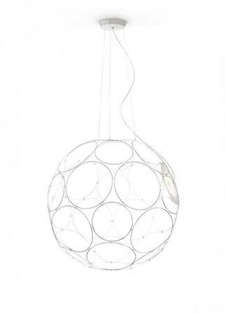 Lampa wisząca Fabbian F30A0101 Giro F30 D.67 Ø 26 3/8" White