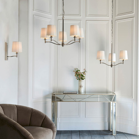 Endon Lighting Lampa wisząca 95828 biały/chrom