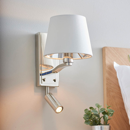 Kinkiet Endon Lighting Harvey 73027 nikiel