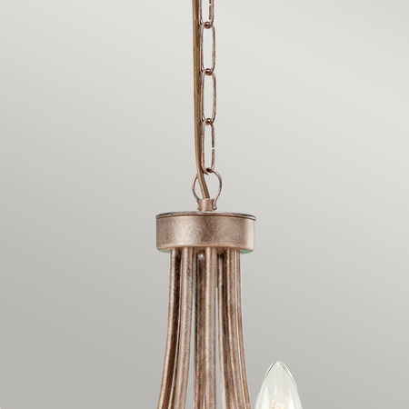 Żyrandol Elstead Lighting Christina patyna CRT8-SILVER-GOLD