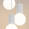 Sollux Lighting Lampa wisząca HALO 3P biała SL.1710
