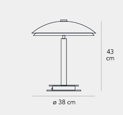 Lampa stołowa Fontana Arte F228005150TNNE Bis / Tris