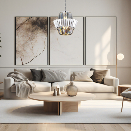 Milagro Żyrandol DONNA CHROME 9xE14 ML0414 CHROM