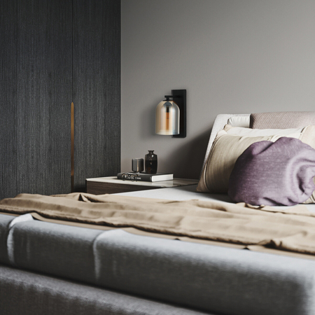 Light Prestige Kinkiet Elaris bursztynowy 1xE27 LP-8103/1W AM