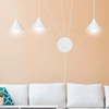 Lampa wisząca ABRAMO 3 WHITE Emibig 159/3 biały