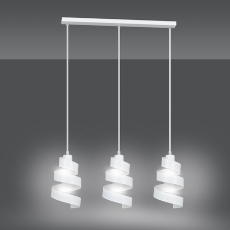 Lampa wisząca SAGA 3 WHITE Emibig 351/3 biały