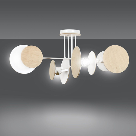 Lampa sufitowa ZITA 4 WHITE Emibig 174/4 biały
