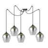 Lampa wisząca LEVEL 5 BL GRAFIT Emibig 757/5 czarny