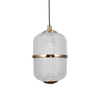Lampa wisząca Italux Alani PND-34375-5-BK Czarny mat, złoty