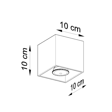 Sollux Lighting Plafon HATI złoty SL.1279