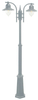 COMO 372 WHITE E27 LED 2X 9W DOUBLE