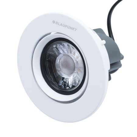 Blaupunkt Lampa LED podtynkowa Spot 7W barwa ciepła [Średnica otworu: 75 mm]