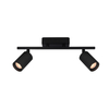 Spot Italux SPL-46829-2-BK Czarny piaskowany