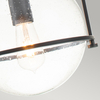 Średnia lampa wisząca Somerset - 1 źródło światła - Czarna Quintiesse QN-SOMERSET-P-C-BK
