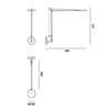 Kinkiet Artemide 1734W20A Demetra LED