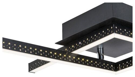 Lampa sufitowa Rabalux Casimir 5267 czarny matowy