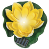 Lampa ogrodowa Zuma Line SW-5033-Y DEKORACJA ZEWNĘTRZNA SOLARNA LED KWIAT LOTOSU ŻÓŁTY/YELLOW