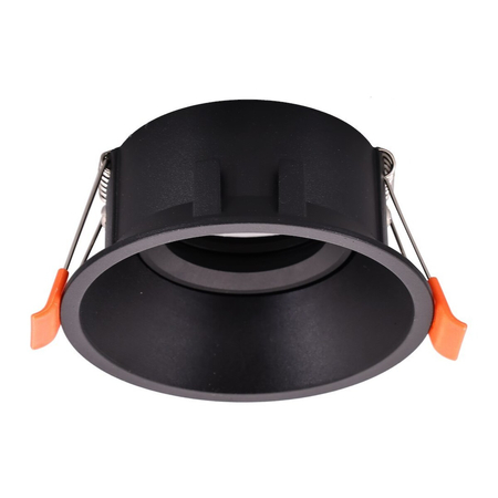 Milagro Oczko Sufitowe Podtynkowe Okrągłe Ruchome 1xGU10 IP20 Czarny MLOS7240 CZARNY