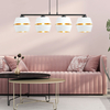 Lampa wisząca PIANO 4 Emibig 1182/4 biały/czarny