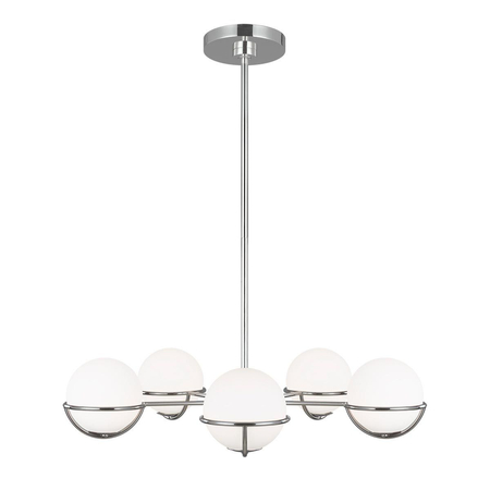 Żyrandol Elstead Lighting Apollo szary FE-APOLLO5-PN