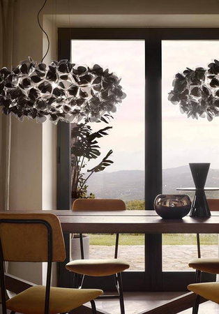 Lampa wisząca Slamp CLIZIA - MAMA NON MAMA BLACK - TRANSPARENT WIRE S CLISS00BNM01T00000EU czarny