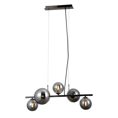 Lampa wisząca Italux PND-406007-5A-BCR Czarny chrom
