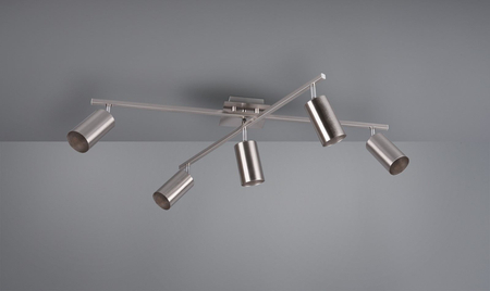 Lampa sufitowa Trio 612400507 srebrny