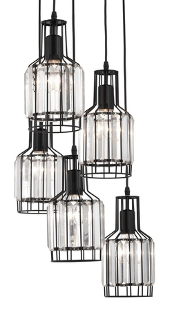 Lampa wisząca Luces Exclusivas TANDIL LE42178 czarny