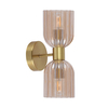 Light Prestige Podwójny kinkiet Piega bursztynowy 2xE14 LP-939/2W amber