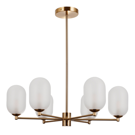 Lampa wisząca Italux PND-4215-6A-HBR-SAT Brąz antyczny