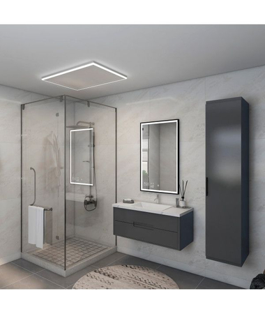 Panel grzewczy Cronos CGL-420 TP GRAFEN sufitowy z ramą LED i termostatem 420W