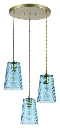 Lampa wisząca Rabalux Azurine 5227 złoty