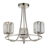 Lampa sufitowa Endon Lighting Berenice 104107 nikiel