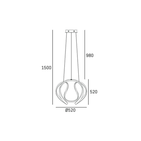 Cosmo Light Lampa wisząca TOKYO P01663CH